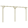 vidaXL Lesena vrtna pergola 400 x 40 205 cm