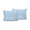 De Blue Plava Saten Jastučnica Set (2 Komada)