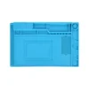 Silikonska radna podloga plava sa pregradama S-160 300mm x 450mm