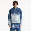 Jakna Billionaire Boys Club Icecream Fade Out Running Dog Denim Trucker Jacket Mid Wash Blue L