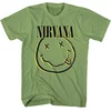Nirvana Majica Inverse Smiley Green S