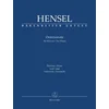 HENSEL F.:OSTERSONATE FOR PIANO AND FASCIMILE