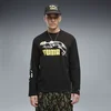 PUMA Graphic Skeleton Long Sleeve Tee Men, Clothing, Black, M