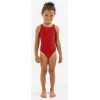 Girls swimsuit finis youth bladeback solid red 22