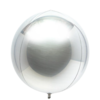 Prestige Orbz Folija balon 46cm, Srebrni