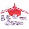 Bigjigs Toys Čajna garnitura v košari za piknik, lesena
