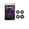 Set prstenova za penis Get Lock, 4 komada, Crni