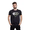 011Shop Muška majica kratkih rukava Superman - silver, Crna