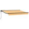 Povlačivi tende Pijesak 5 x 3 m Poliester i aluminij