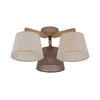 Brilagi - Plafonski luster LATTE SABIA 3xE27/15W/230V borovina/mix