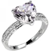 HARAHU prsten Bridal Heart KP29062 (57mm), srebrni