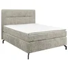 Esposa BOXSPRING POSTELJA 140 cm  x 200 cm , tekstil svetlo siva