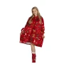 Svilanit Hoodie odeja za odrasle Rose Blis