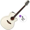 Takamine GN37CE PW Basic SET Pearl White Elektroakustična jumbo