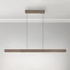 Paul Neuhaus LED viseča svetilka Adriana, rjava, dolžina 160 cm - Dnevna soba/jedilnica - Sodobni - temno rjava - Aluminij