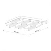 SOLEA 32 PLAFONSKA SVETILJKA 20W 3000/4000/6000K CRNA/DRVO DIM