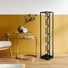Aberto Design Podna lampa Kafes 13746, 21 x 21 x 102 cm, 5 x E27, 250 cm Kabl, Crna