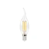 Dekorativna LED žarnica XLED C35F E14 3,4W sveča topla barva 470lm Kanlux
