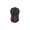 Logitech M185 Bežični miš, 1000 DPI, Crveni