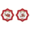 Set of 2 dessert plates, CHRISTMAS MEMORIES, 20 cm, porcelain - Nuov