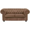 Landscape CHESTERFIELD ZOFA, rjava tekstil