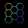 Hexagon LED tube 8 heads RGB 12V 410mm 35pcs