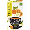 CUPPER bio aromatiziran sadni čaj s pomarančo in limono, 4 x 50 g
