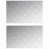 Vidaxl Stopnice Pravokotna 2 szt. srebrna 80 x 50 cm Aluminij