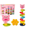 shumee Sorter Educational Ball Slide 6 Stopenj Košara za prašičke