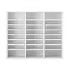 VEVOR Organizator za literaturo 24 predelkov 737x305x62 cm bela