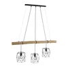 Leuchten Direkt 15503-18 - Luster na sajli EDGAR 3xE27/60W/230V