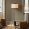Globen Lighting Stojna svetilka Bosco, bež/rjava, višina 144 cm - Dnevna soba/jedilnica - bež, rjava - Les