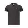 Tommy Jeans Polo majica DM0DM15370 Črna Slim Fit