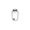 FRILICH Classic steklena posoda s sponkastim zapiralom, 5 l