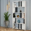 Hanah Home Polica 90x180x20cm Belo-Antracit