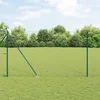 vidaXL Ograja v hexagonalni obliki Zelen 1.5x100 m Jeklo