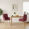 Jedilni stoli 2 kos Blago Vinorodna rdeča 60 x 56 x 96 cm