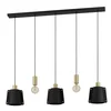 EGLO viseća lampa MAJAGUA E27 5 grla crna/mesing 121,5 cm 390115
