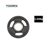 Gumirana utež 3-grip Toorx 1.25kg