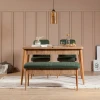 Hanah Home Vina 1070 Trpezarijski set, Braon-Zelena