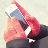 Čudovite, tople in modne zimske touchscreen rokavice TTgloves - rdeče - S