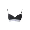 Calvin Klein Underwear Nedrček črna / bela