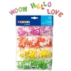 PlayBox: Samolepilne peneče črke v različnih barvah, 2,5 cm, paket 400 kosov.