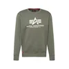ALPHA INDUSTRIES Majica Basic žad/off-bela