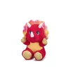 Triceratops plišast 16,5 cm sedeč rdeč