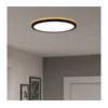 Eglo 901454-LED stropna kupatilska svetiljka ROVITO-R 18,5W/230V pr. 38,9 cm IP44 crna s daljinskim upravljačem