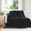 Pokrivači za bacanje 6 pcs Crna 220 x 240 cm Runo