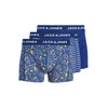 JACK & JONES Boksarice JACKEVIN temno modra / zlato-rumena / bela