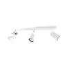 Lampa Philips Paisley Spot 3 x 10 W GU10 - Bela
