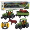shumee RC traktor na daljinsko upravljanje s prikolico in konjem